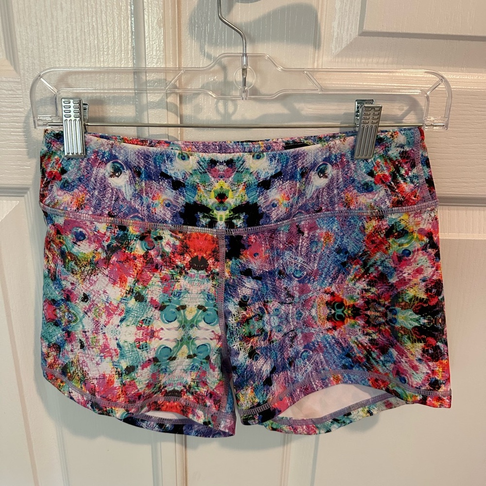 Born Primitive Red and Pink Athletic Shorts